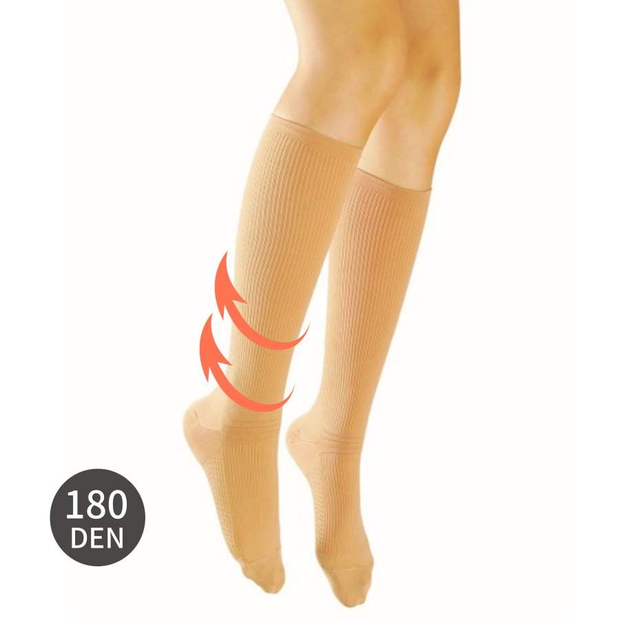 Capsaicin Massage Knee High Stocking, 180D