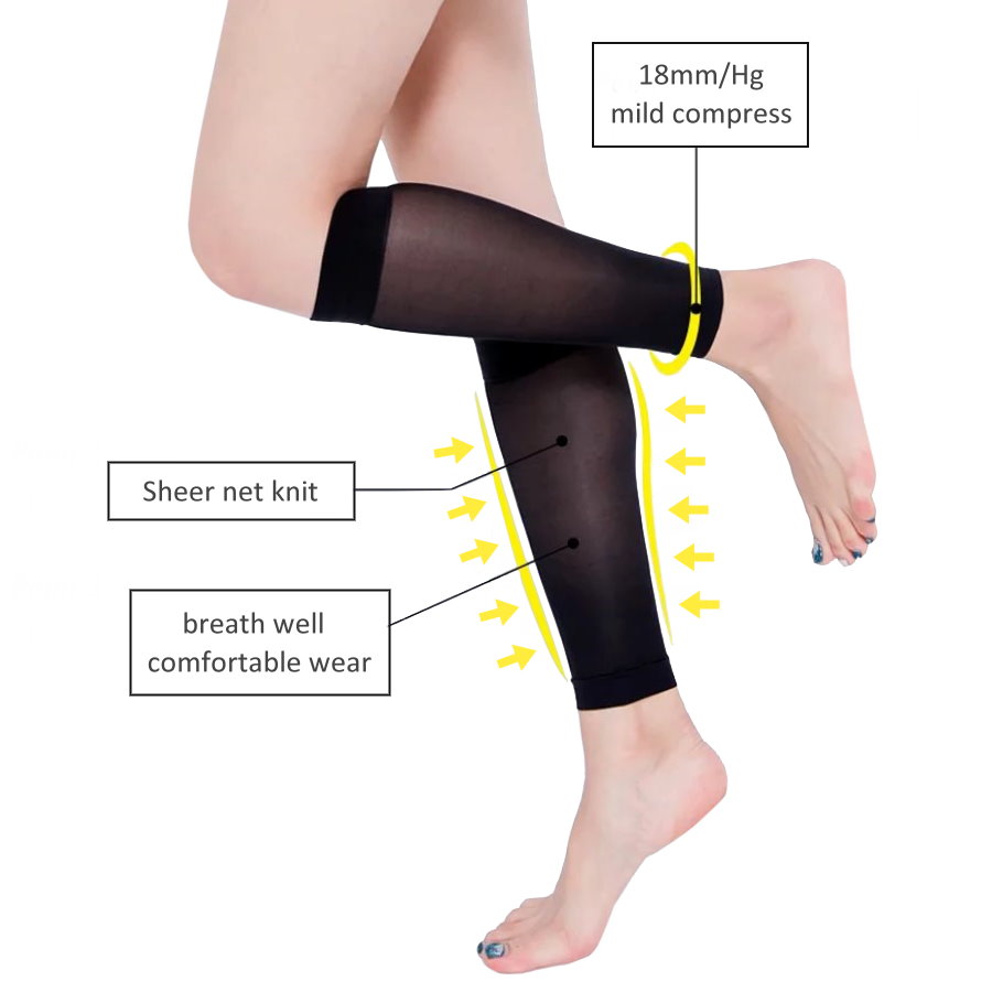 Mild Compression Leg Sleeves, 120D