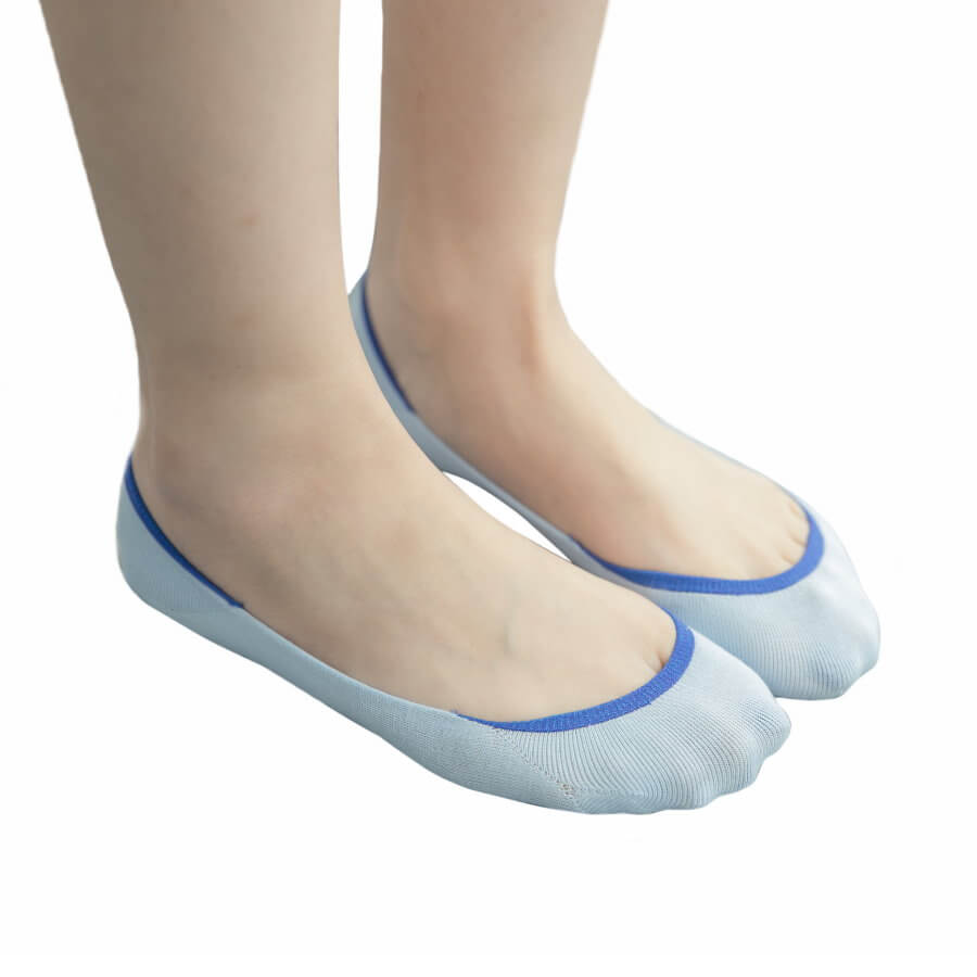 Women Cotton Footie Socks  ( Slip Resistant, Solid Color )