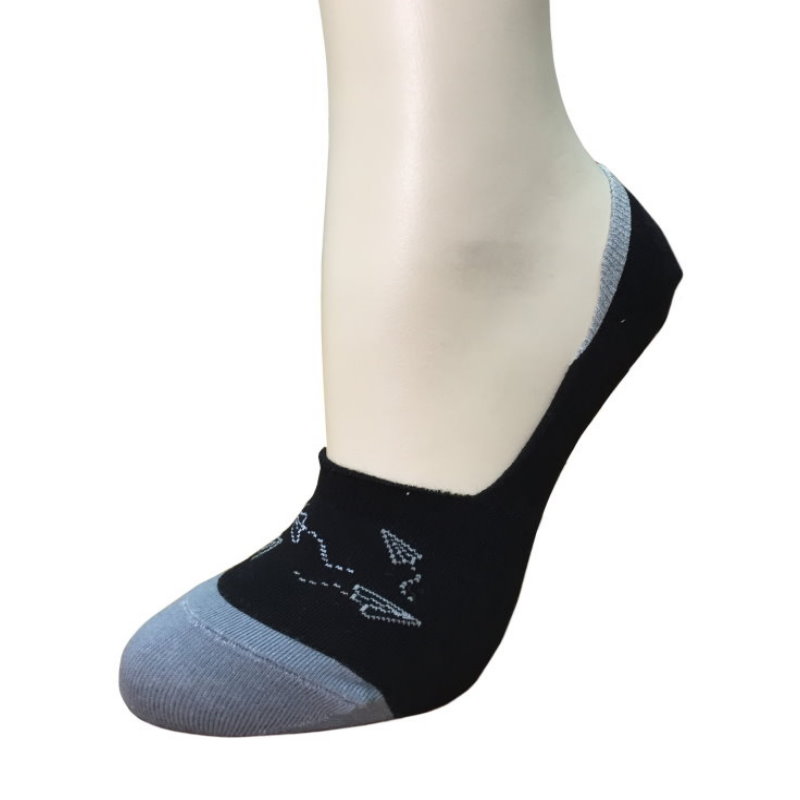 Anti-Odor & Bacterial icons Shoe Liner Socks (High cut)