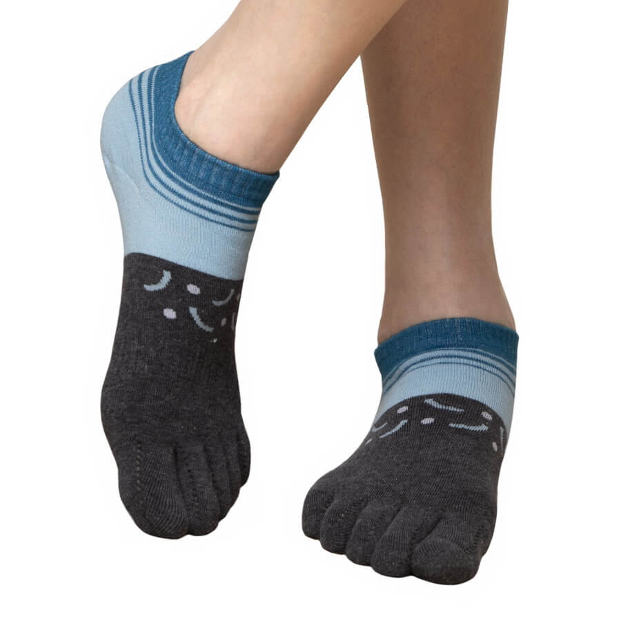 Anti-Odor & Bacterial Toe Socks - Fireworks