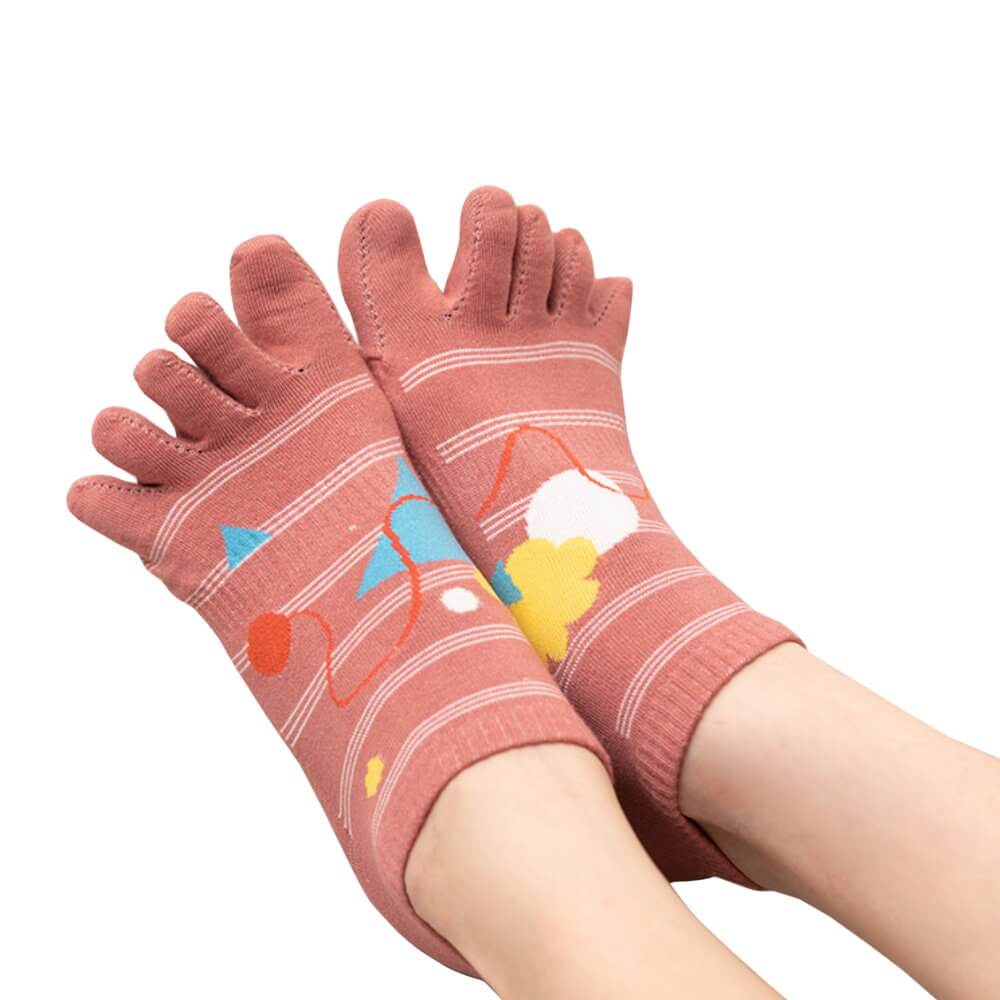 Anti-Odor & Bacterial Toe Socks- Wool ball