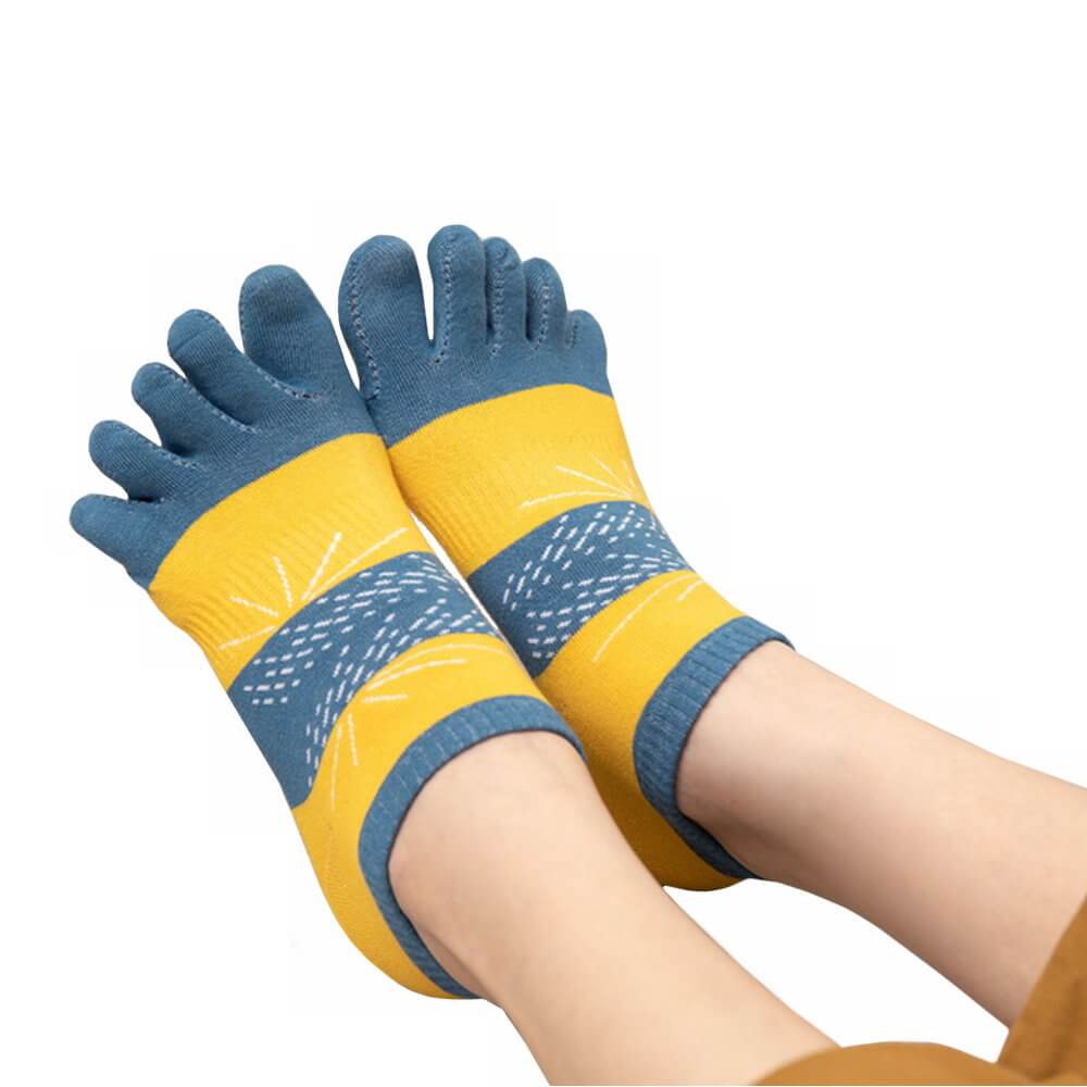 Anti-Odor & Bacterial Toe Socks- Raindrop