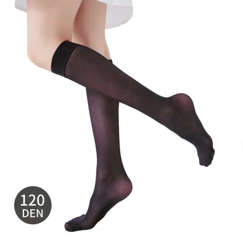 Kniestrümpfe mit leichter Kompression, 120D