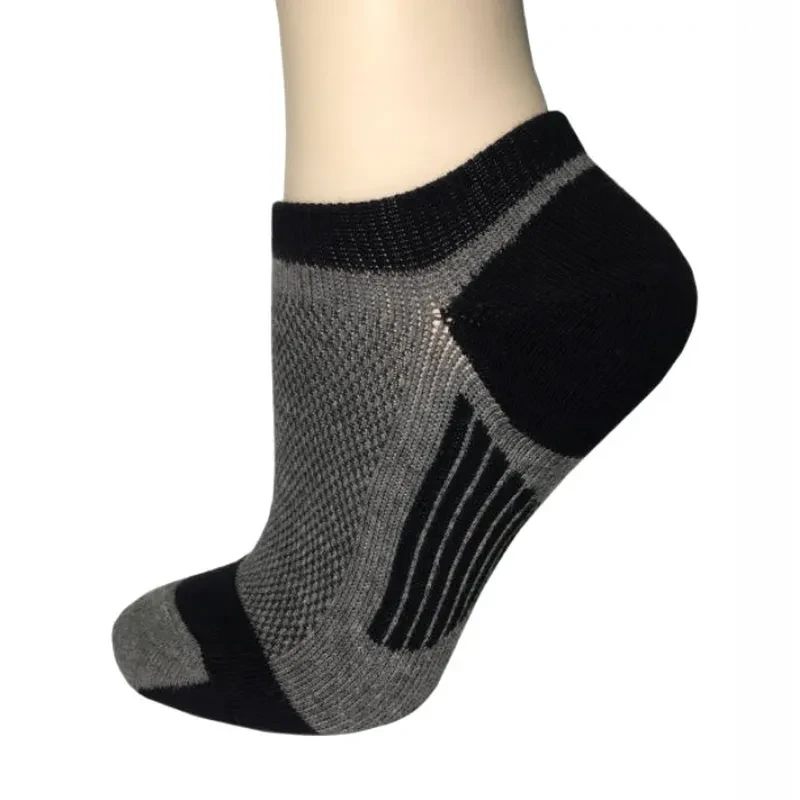 Herrensportsocken mit Fußgewölbeunterstützung im Low-Cut-Stil
