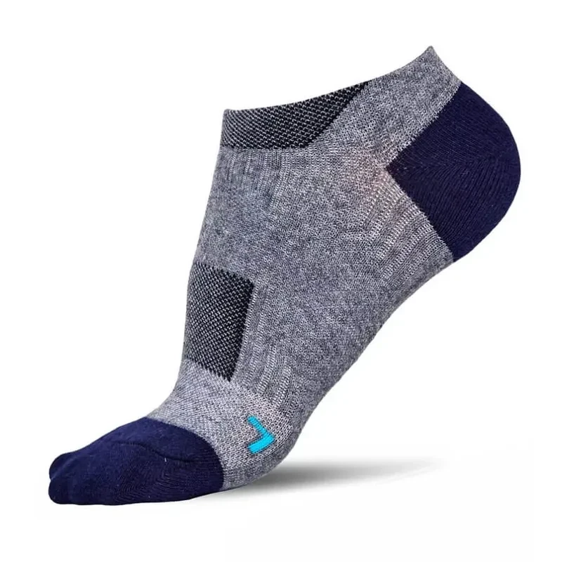 Herren-Socken mit Geruchsschutz und antibakterieller Wirkung, niedrig geschnitten, mit Fußgewölbeunterstützung